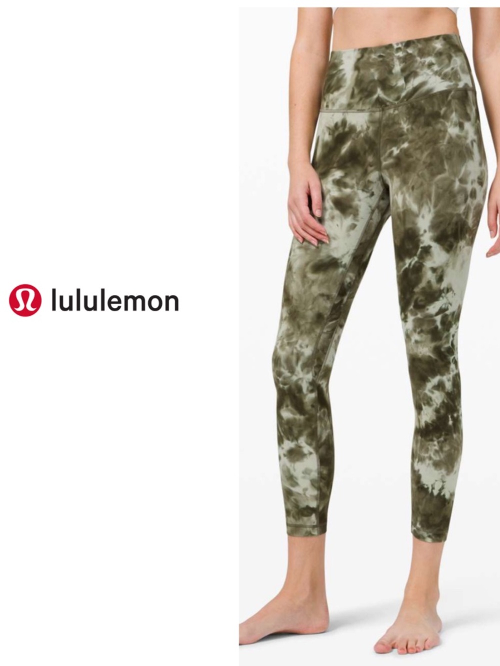 Lululemon Align Pant Diamond dye leggings - sage